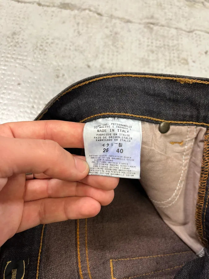 2000s Cavalli Red Tiger Black Black Jeans EShJbnh 11