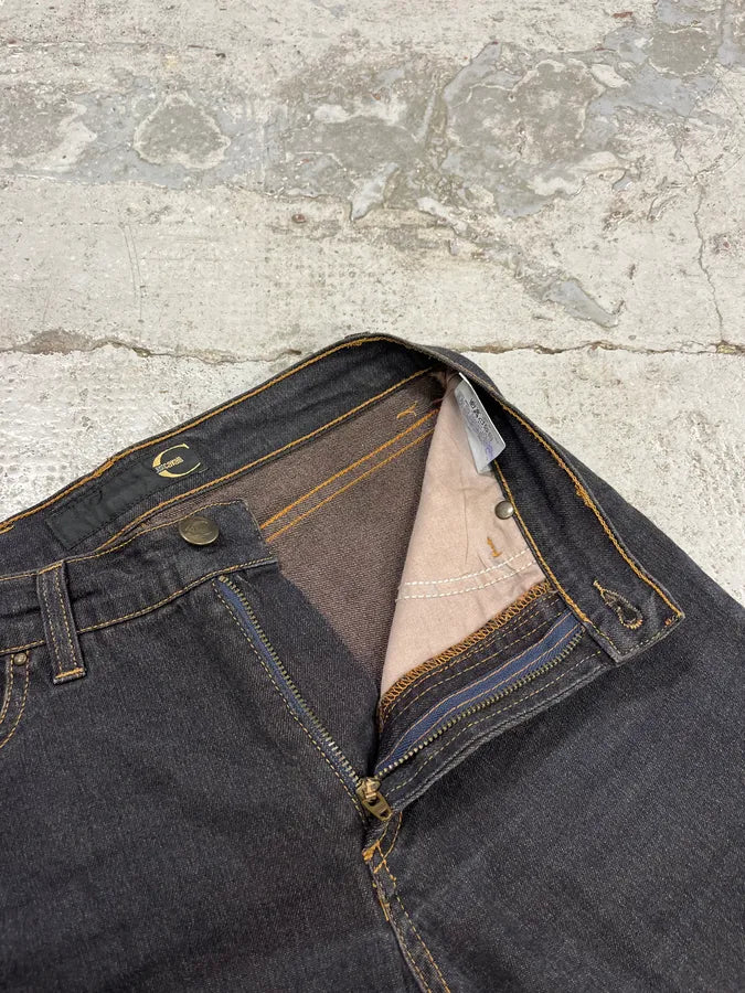 2000s Cavalli Red Tiger Black Black Jeans EShJbnh 9