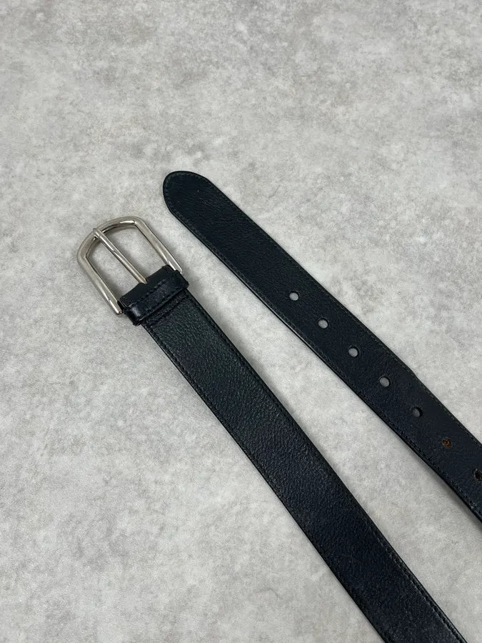 Prada Black Leather Belt MKtYoKq 2