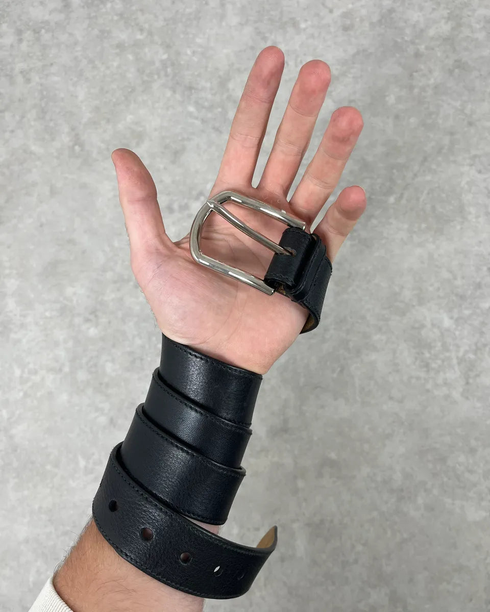 Prada Black Leather Belt MKtYoKq 1