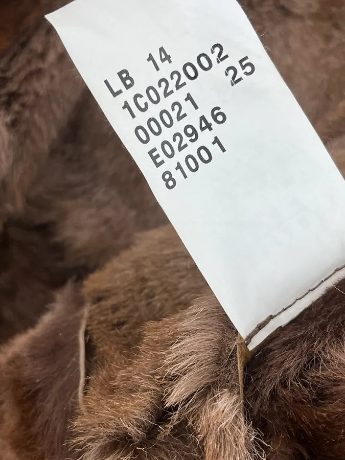 AW2005 Cavalli Royal Brown Shearling Long Jacket frhHEnP 10