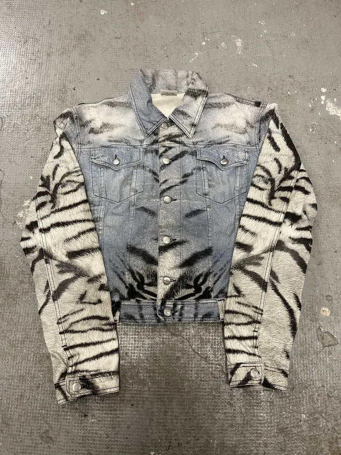 2000s Cavalli Safari Jacket (L) 4