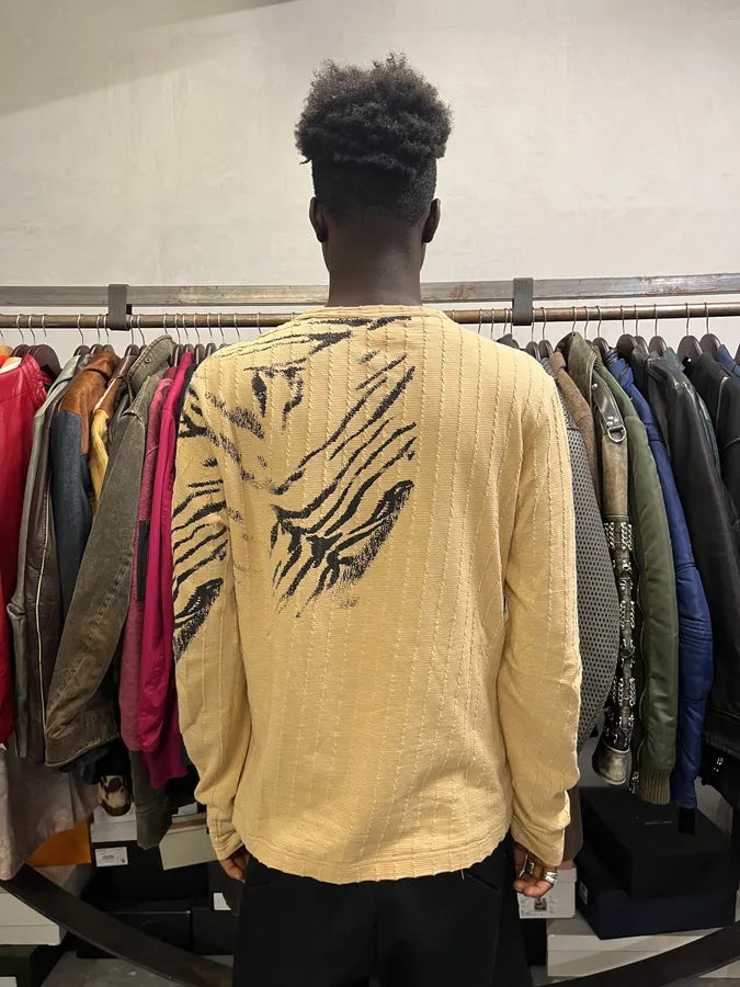2000s Cavalli Safari Savage Creamy Longsleeves zvBpQIf 2
