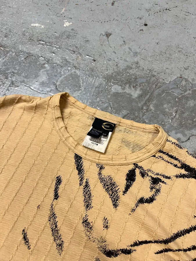 2000s Cavalli Safari Savage Creamy Longsleeves zvBpQIf 4