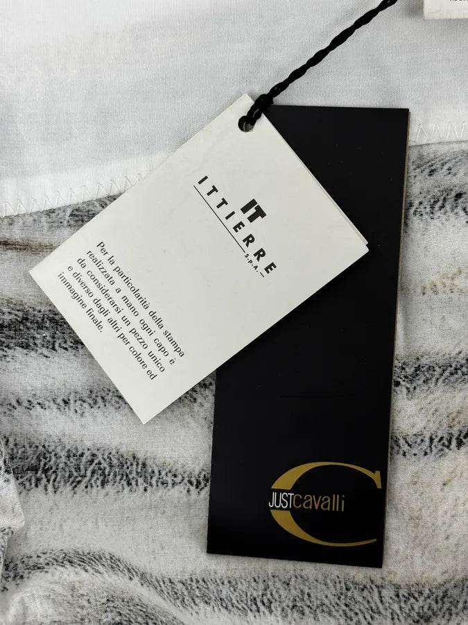 2000s Cavalli Safari White Savage Shirt ZqpoFGl 11