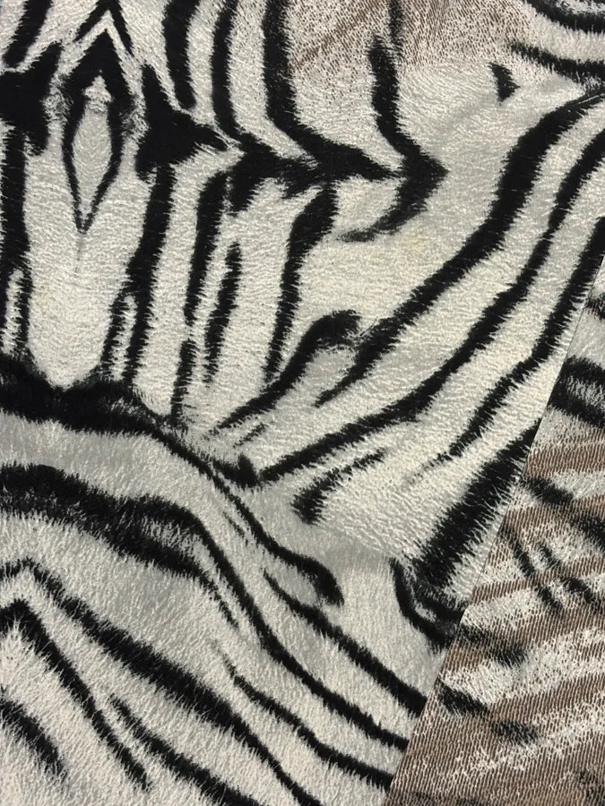 2000s Cavalli Safari Zebra Black & White Skirt TdBkenC 7
