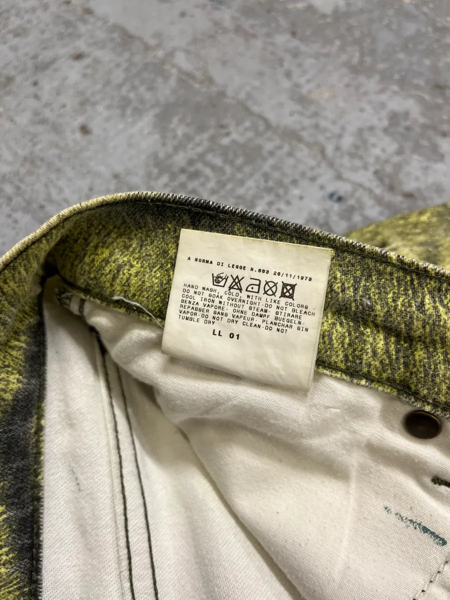 2000s Cavalli Safari Zebra Yellow Pants YheFgUt 12