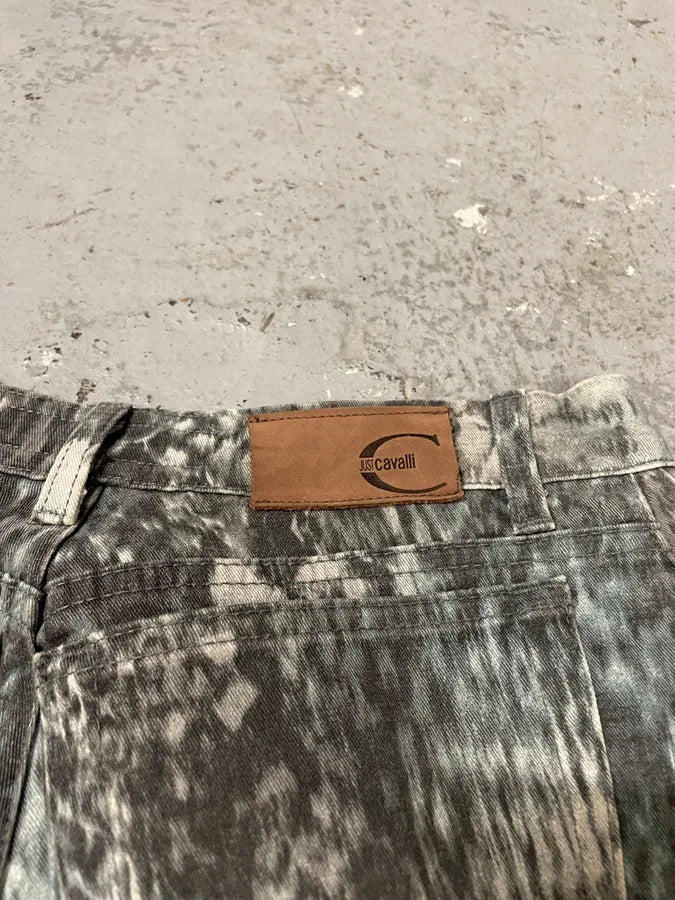 2000s Cavalli Scales Python Effect Pants gErWlEt 8