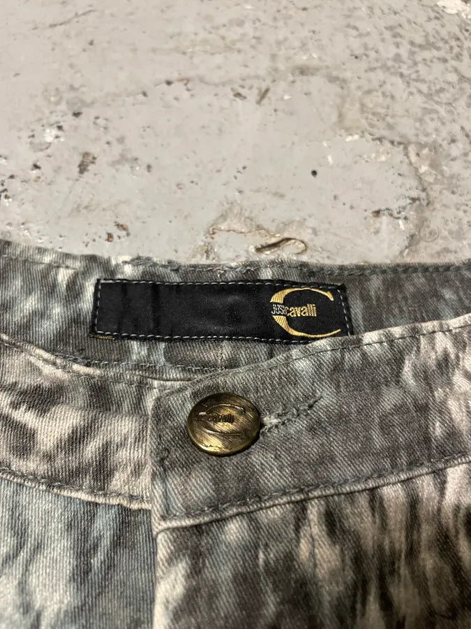 2000s Cavalli Scales Python Effect Pants gErWlEt 9