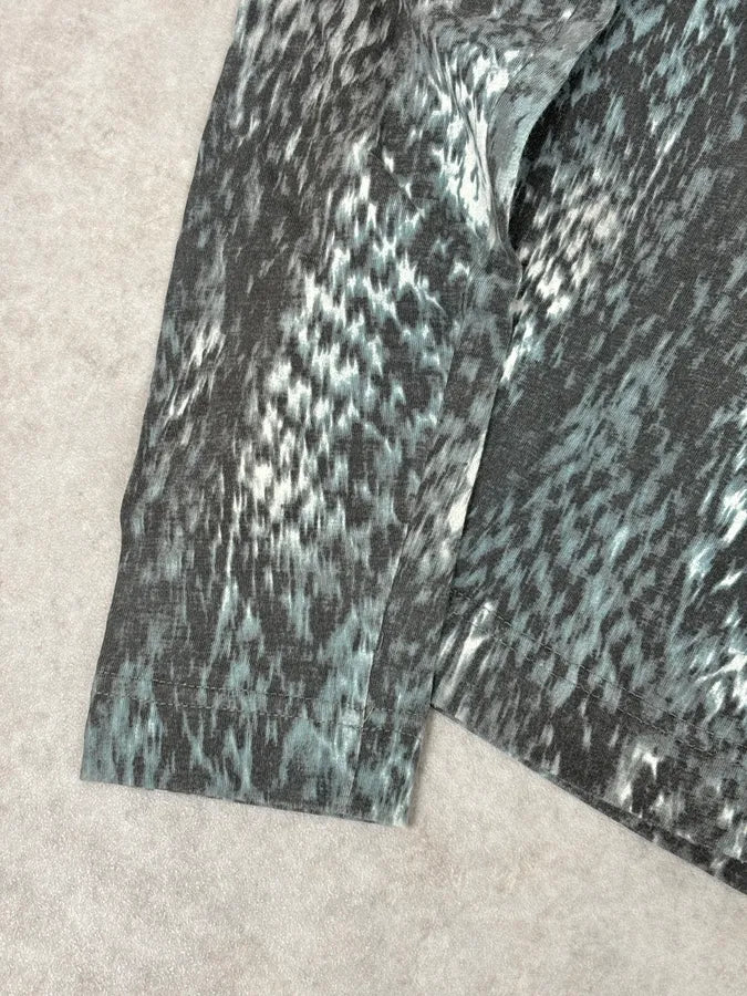 2000s Cavalli Snakeskin Effect Scales Grey Blue Longsleeves gDpEbIo 6
