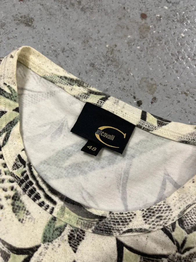 2000s Cavalli Square Rosary T-Shirt JONaLCh 7