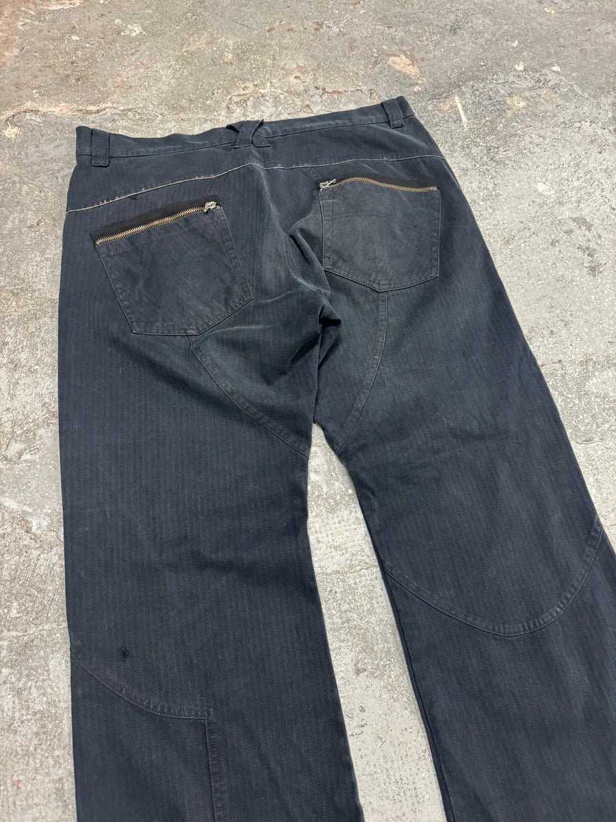 2000s Cavalli Structured Obscure Large Pants (XL) 2