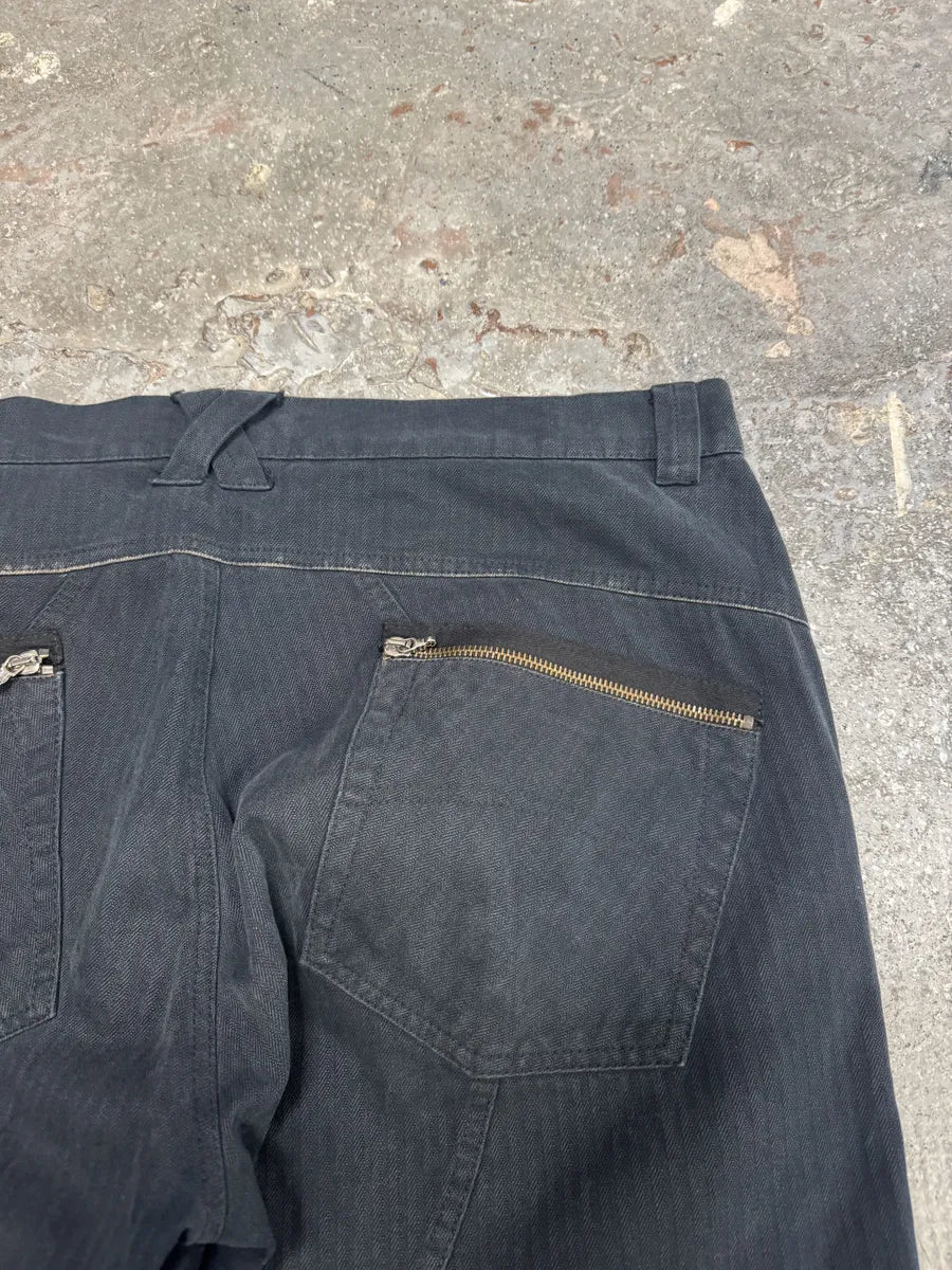 2000s Cavalli Structured Obscure Large Pants (XL) 4