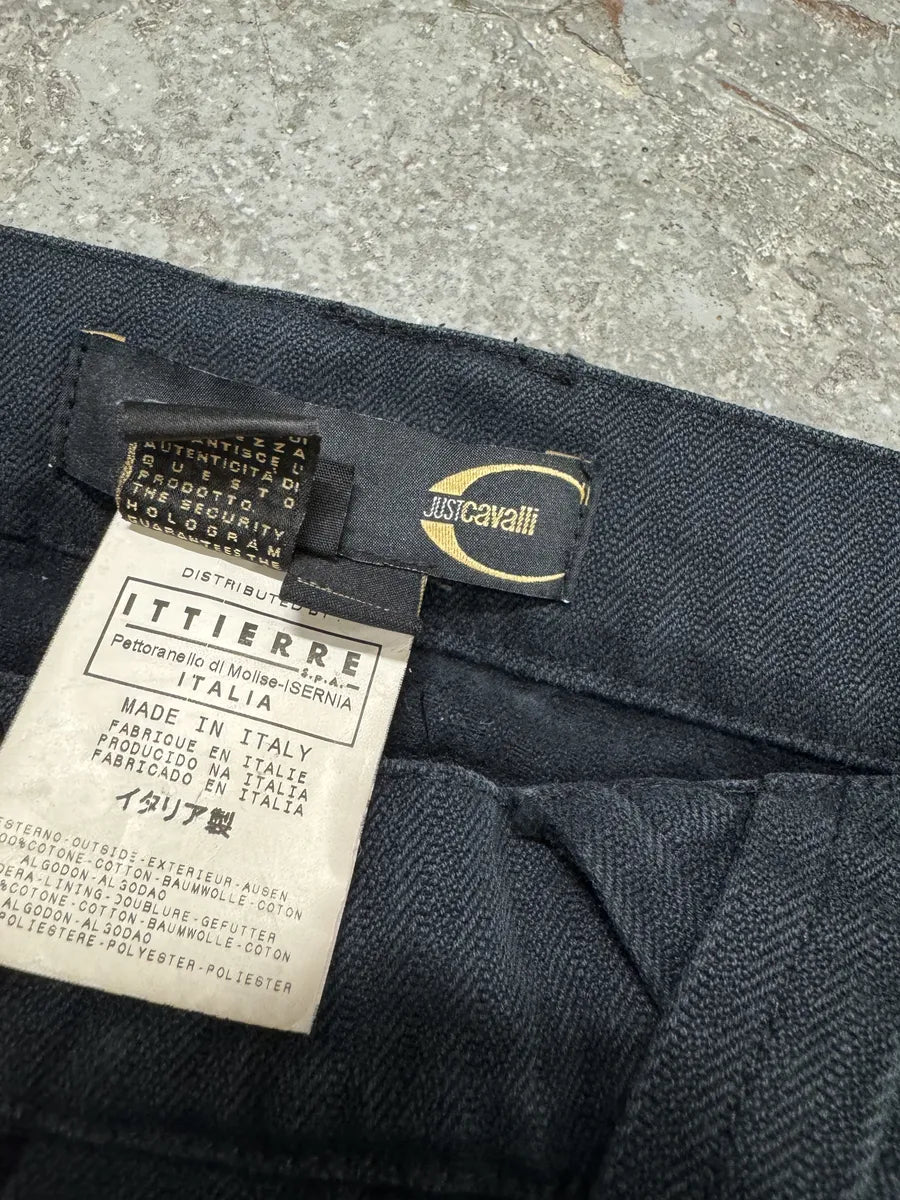 2000s Cavalli Structured Obscure Large Pants (XL) 5