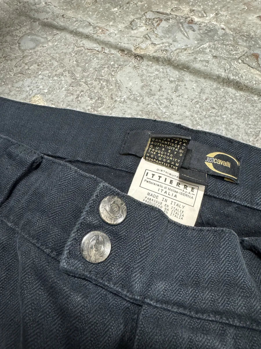 2000s Cavalli Structured Obscure Large Pants (XL) 6