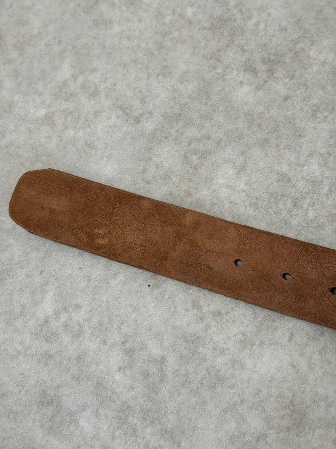 2000s Cavalli Studded Brown Leather Belt GHWyWCd 5