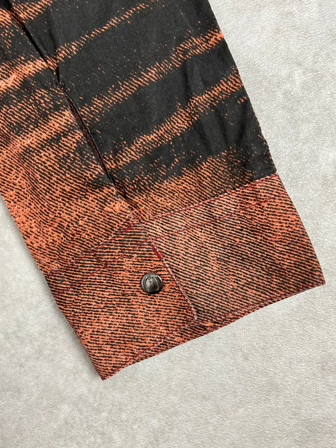 SS2004 Cavalli Sunset Copper Overprint Shirt IdEeQck 8
