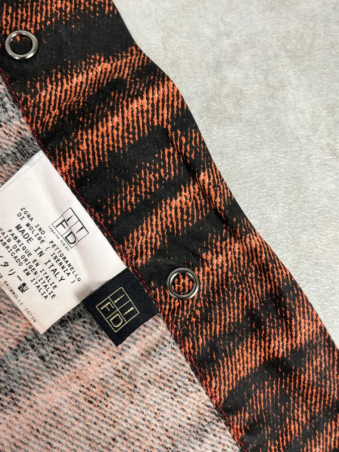 SS2004 Cavalli Sunset Copper Overprint Shirt IdEeQck 10