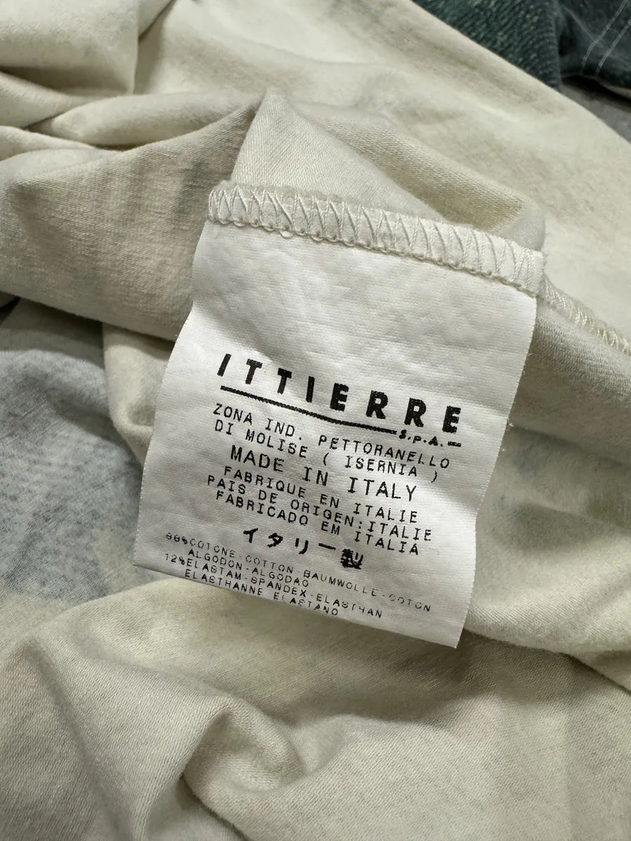 2000s Cavalli Trompe L’oeil White & Green T-Shirt NutDCUK 6