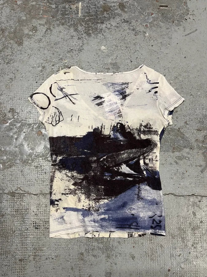 2000s Cavalli V Neck French Napoleon Top MmtWZGx 5