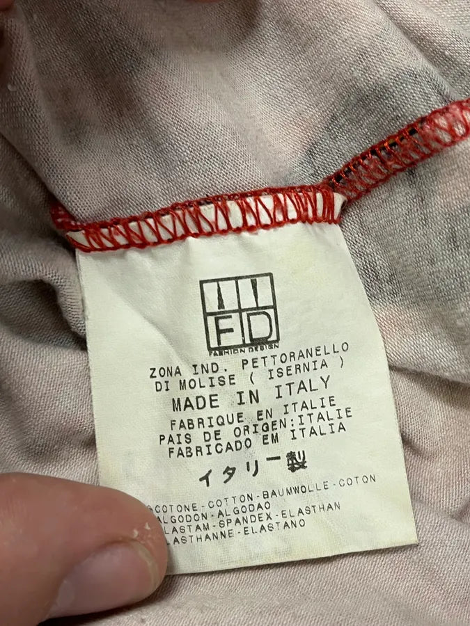 2000s Cavalli Vegetation Pink T-Shirt zQdsWmn 5