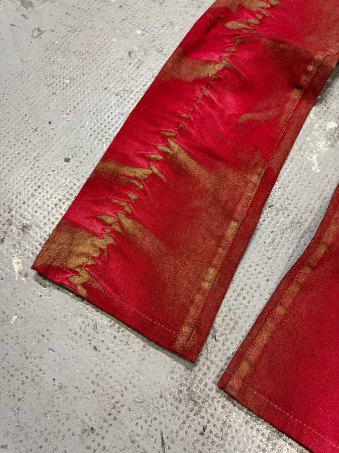 2000s Cavalli Vibrant Golden Aura Pink Pants MDIoSgu 2