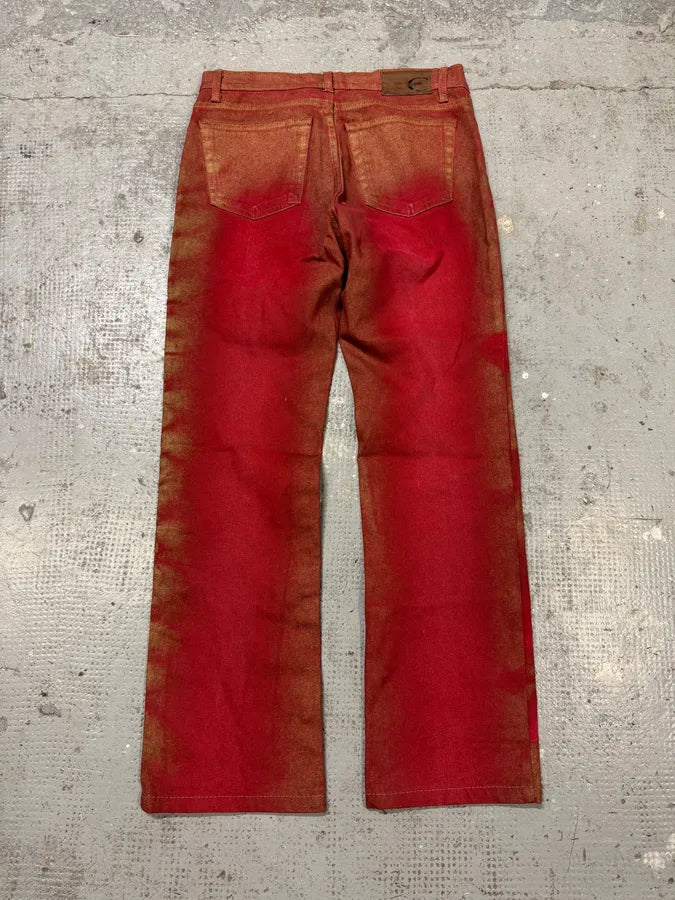 2000s Cavalli Vibrant Golden Aura Pink Pants MDIoSgu 3