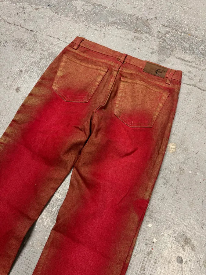 2000s Cavalli Vibrant Golden Aura Pink Pants MDIoSgu 7