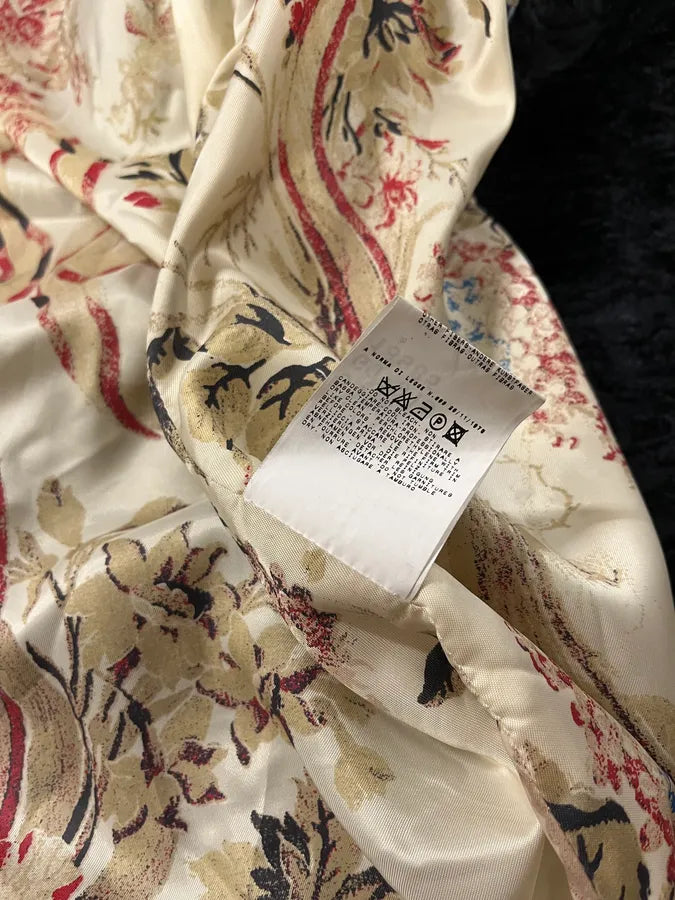 2000s Cavalli Wavy Fake Fur Black Coat ppnyxbE 9