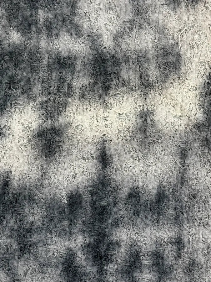 2000s Cavalli White & Grey Distressed Light Sweater iKJluYP 6