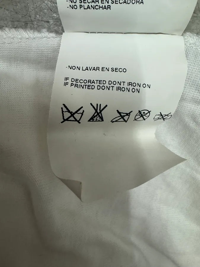 2000s Cavalli White Flag Stars Print T-Shirt PKtJggf 9