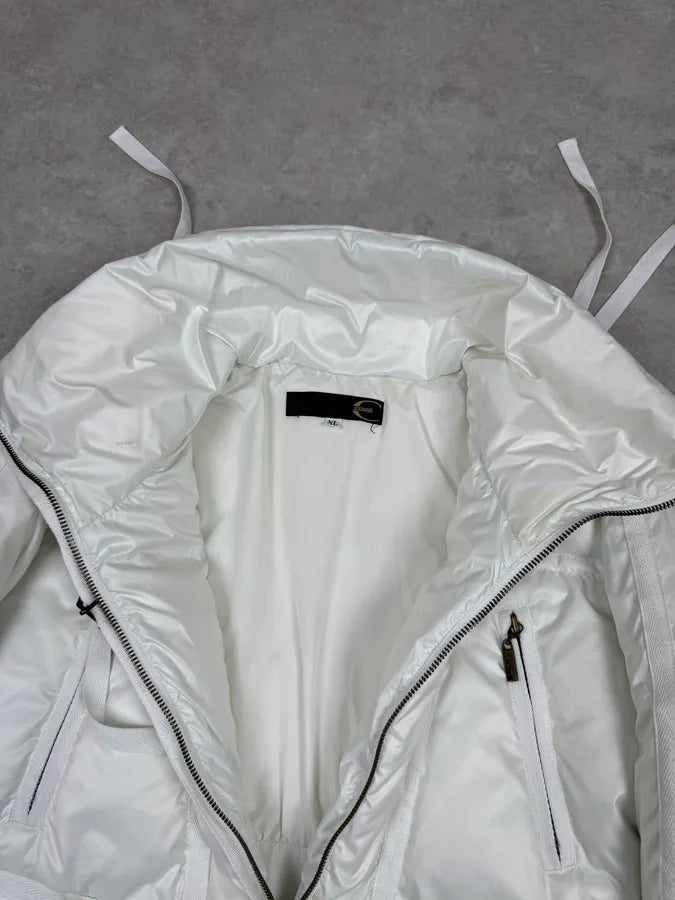 2000s Cavalli White Harness Bondage Puffer Jacket UBpjXvZ 3
