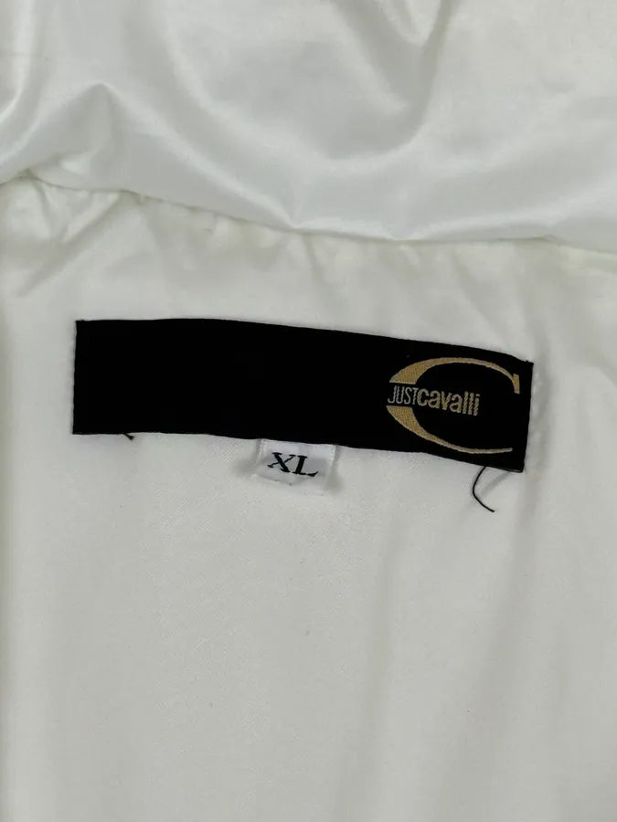 2000s Cavalli White Harness Bondage Puffer Jacket UBpjXvZ 5