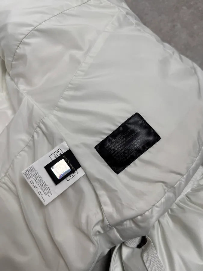 2000s Cavalli White Harness Bondage Puffer Jacket UBpjXvZ 6