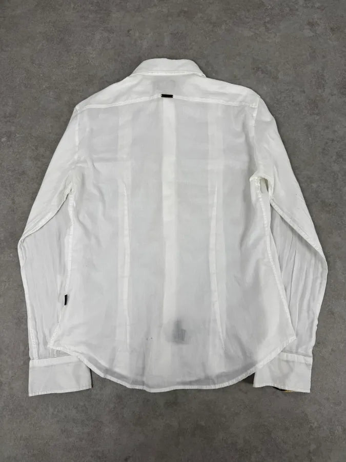 2000s Cavalli White Signature Classy Shirt eDyViBe 3