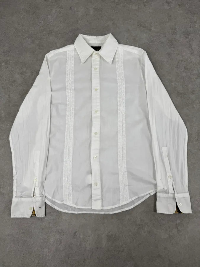 2000s Cavalli White Signature Classy Shirt eDyViBe 0