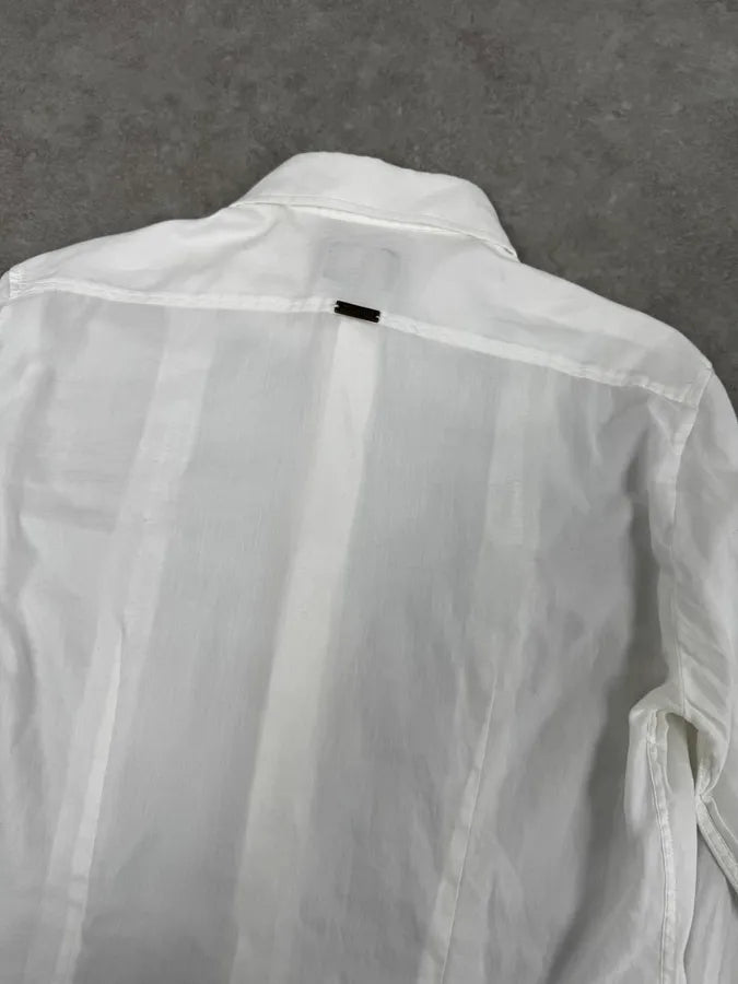 2000s Cavalli White Signature Classy Shirt eDyViBe 5