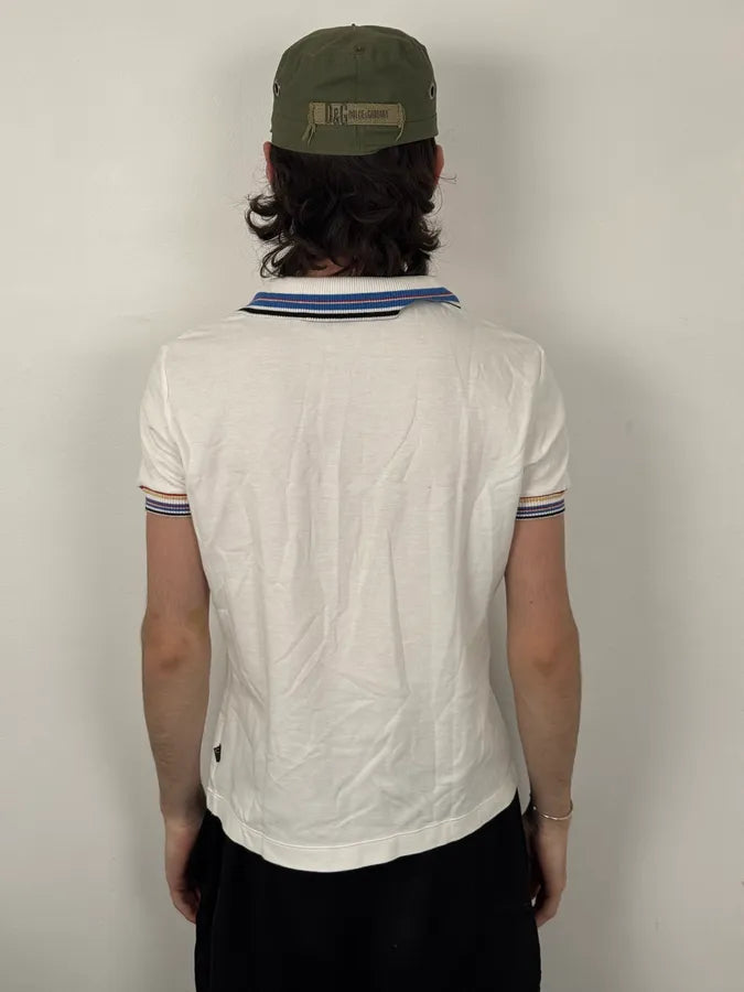 SS2007 Cavalli White Trompe L’Œeil Necklaces Polo xgkpYtZ 2