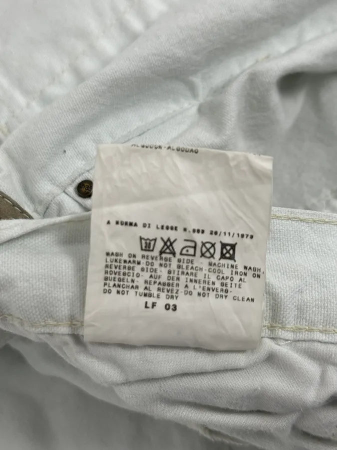 2000s Cavalli White Vertical Pants eiKCRmI 11