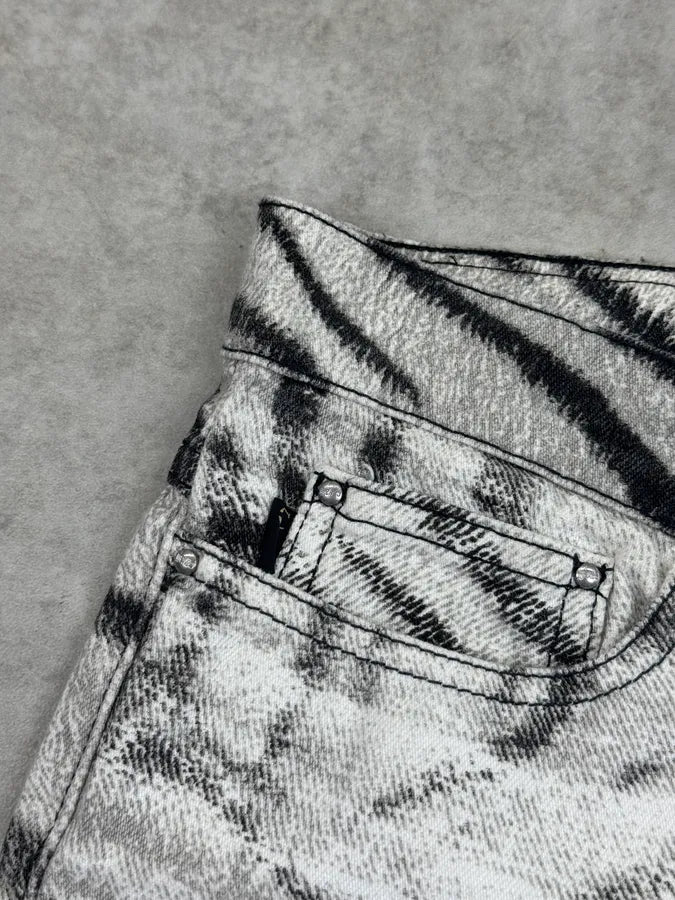 2000s Cavalli White Zebra Savage Pants EECpCgP 10
