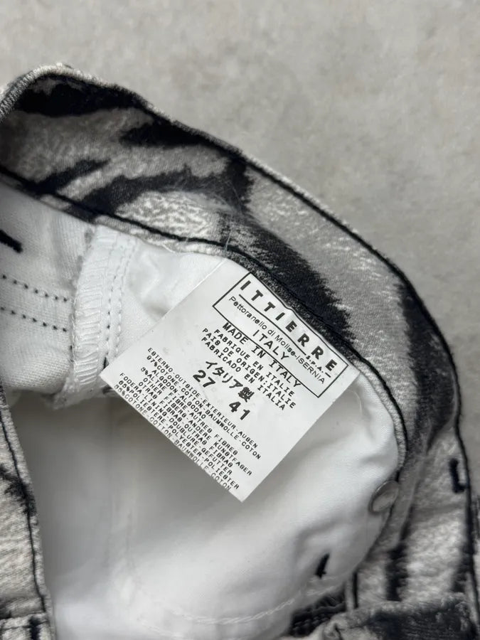 2000s Cavalli White Zebra Savage Pants EECpCgP 12