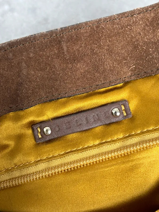 2000s Celine Brown Suede Fringe Shoulder Bag  GqFjwJy 17