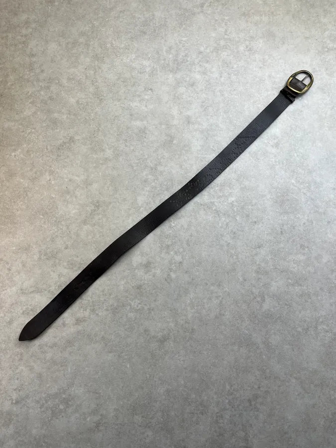 2000s Cesare Paciotti Brown Dagger Buckle Belt fcyHRdE 6