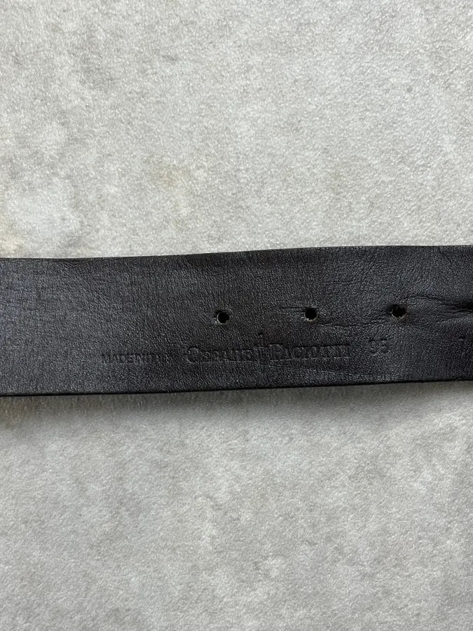 2000s Cesare Paciotti Brown Dagger Buckle Belt fcyHRdE 4