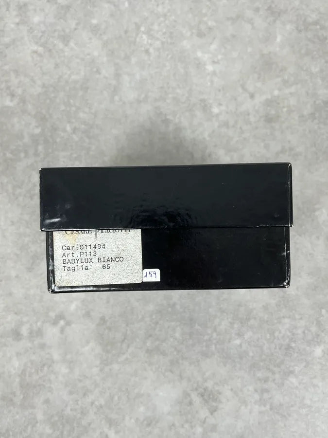 2000s Cesare Paciotti Daggers Black Leather Belt uZWDHTN 6