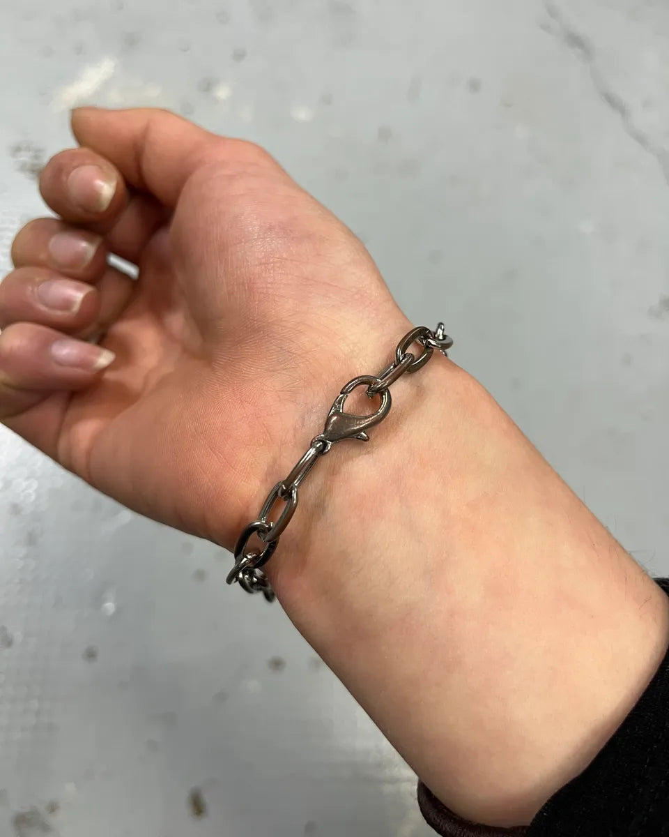 2000s Cesare Paciotti Daggers Silver Metal Bracelet HkZKwUK 3