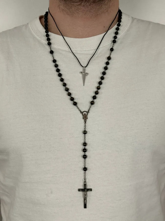 2000s Cesare Paciotti Silver Dagger Necklace ArzJmCn 1