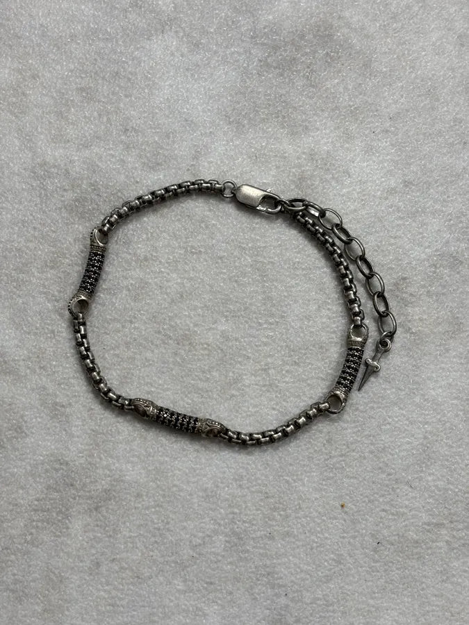 2000s Cesare Paciotti Tiny Dagger Bracelet HKsqfIx 0