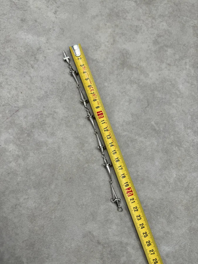 2000s Cesari Paciotti Daggers Silver 925 Bracelet jyKstNI 5