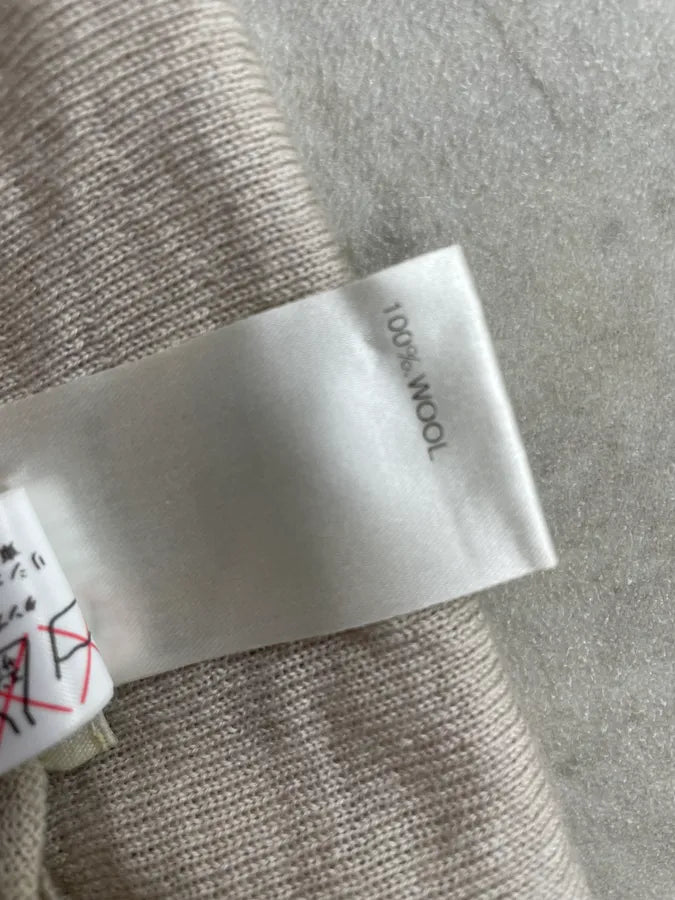 SS2006 Chloé Beige Wool Eyelet Sweater CoRXYxW 7